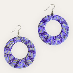 Boucles d'oreilles Xena Violine