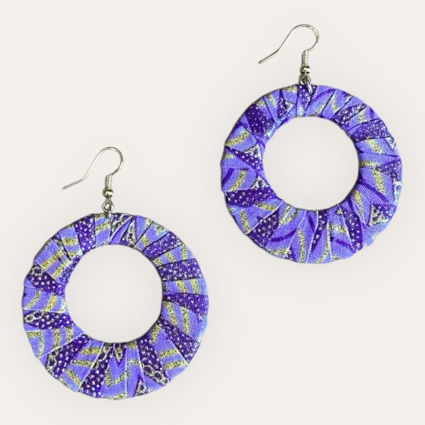 Boucles d'oreilles Xena Violine