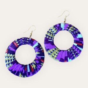 Boucles d'oreilles Xena Violine