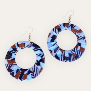Boucles d'oreilles Xena Brown
