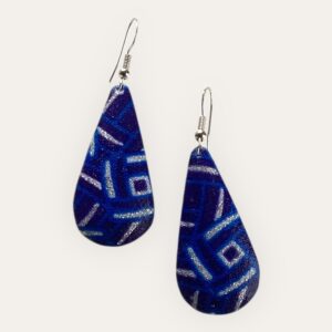Boucle d'oreille ZOÉ Azur