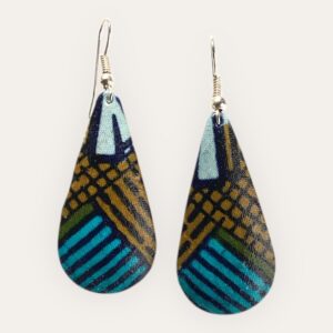 Boucle d'oreille ZOÉ Azur
