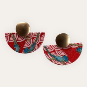 Boucle d'oreille SALY Rubis