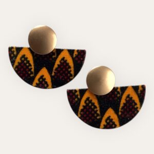 Boucle d'oreille SALY Brown