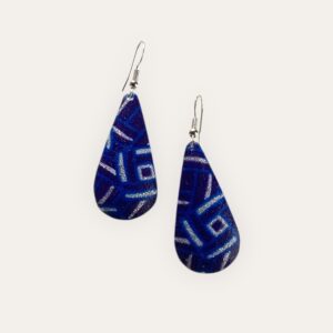 Boucle d'oreille ZOÉ Azur