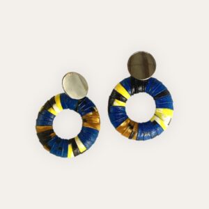 Boucle d'oreille Maï Azur
