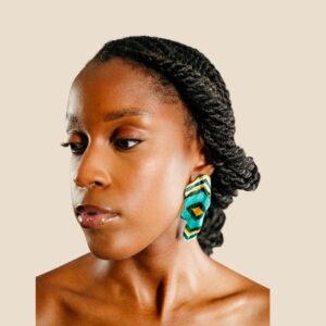 Boucle d'oreille BUTTERFLY Jade