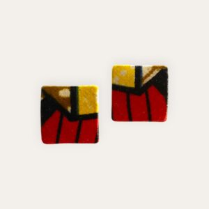Boucle d'oreille AKIMI Rubis