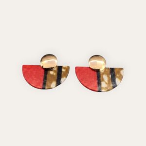 Boucle d'oreille SALY Rubis