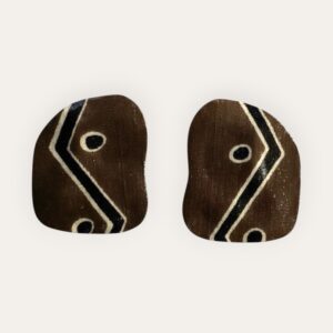Boucle d'oreille ORA Brown