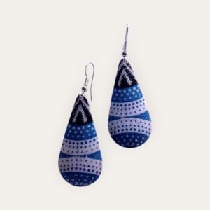 Boucle d'oreille ZOÉ Azur