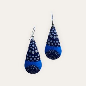 Boucle d'oreille ZOÉ Azur