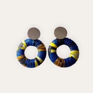 Boucle d'oreille Maï Azur