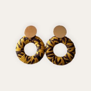 Boucle d'oreille Maï Brown